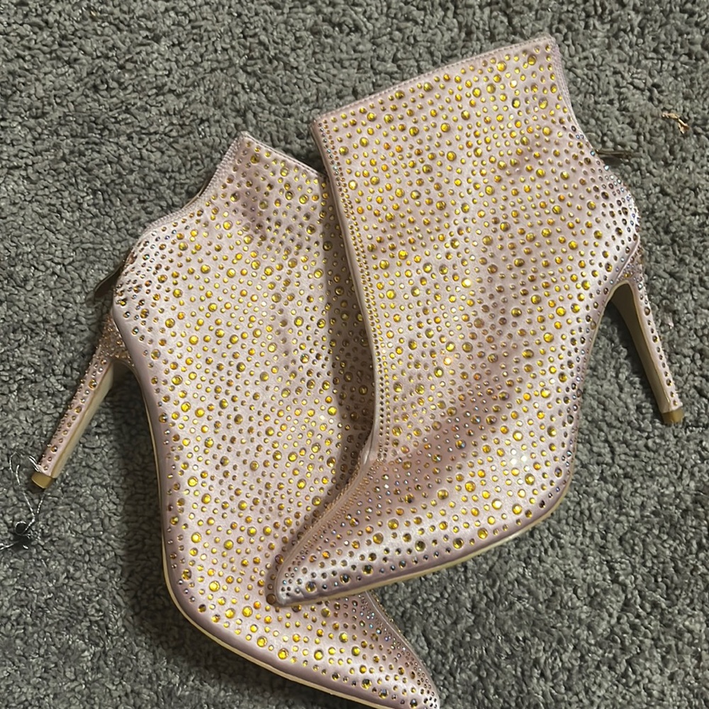 Sparkly book heels